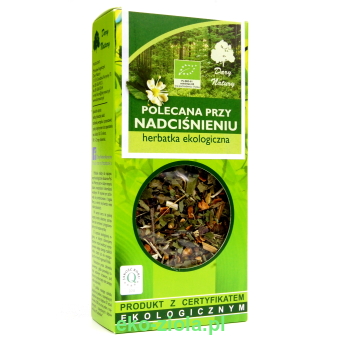Herbata Polecana Przy nadciśnieniu- Ciśnienie Krwi EKO 50g, Dary Natury