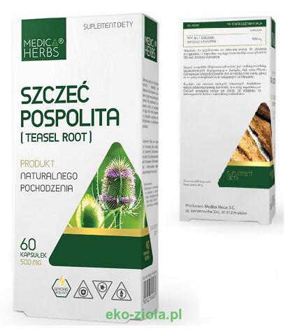 Medica Herbs Szczeć Pospolita 500mg 60kaps