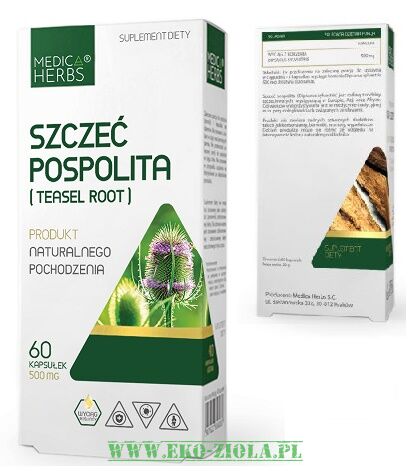 Medica Herbs Szczeć Pospolita 500mg 60kaps