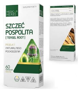 Medica Herbs Szczeć Pospolita 500mg 60kaps