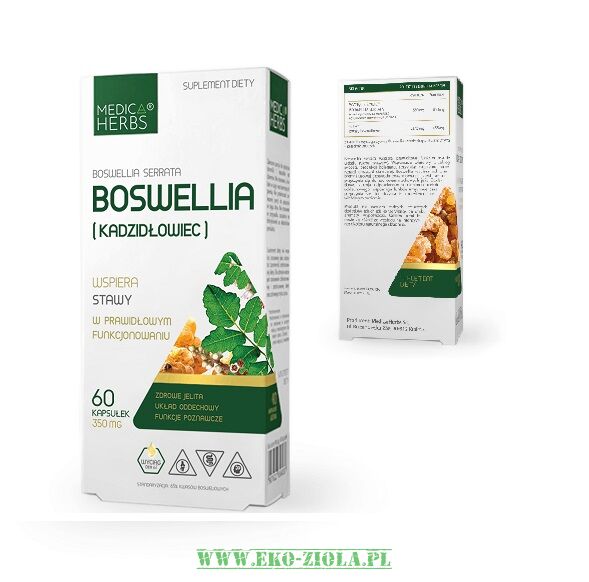 Medica Herbs Boswellia Kadzidłowiec 350mg 60kaps