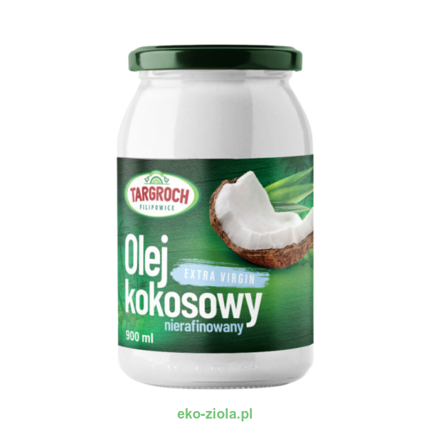 Targroch Olej kokosowy nierafinowany Extra Virgin 900ml