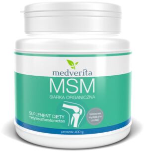 Medverita MSM (siarka organiczna) w proszku 400g