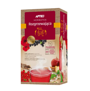 Apteo herbata Rozgrzewająca z imbirem 20x2g