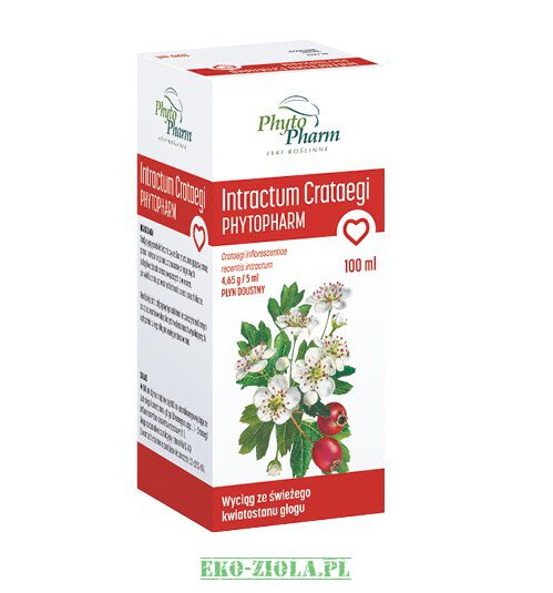 PhytoPharm Intractum Crataegi (wyciąg z kwiatów głogu) 100ml, Lek OTC