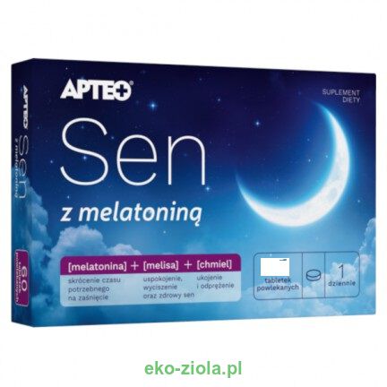 Apteo Sen (melatonina, chmiel, melisa) 30tabl