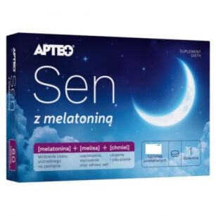 Apteo Sen (melatonina, chmiel, melisa) 30tabl