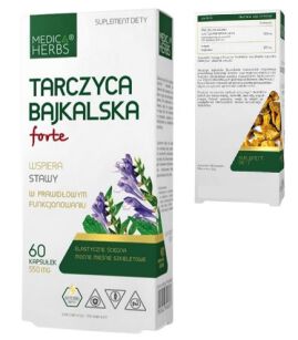 Medica Herbs Tarczyca bajkalska forte 550mg 60kaps