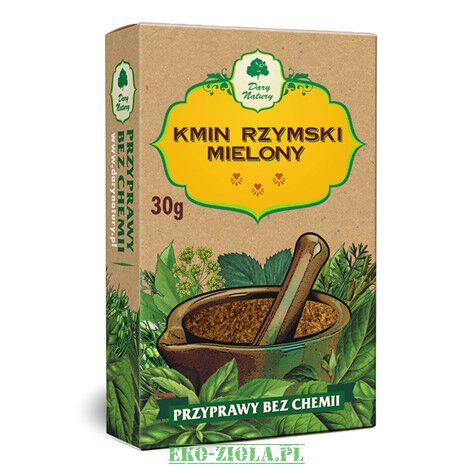 Dary Natury przyprawa Kmin rzymski mielony (kumin) 30g