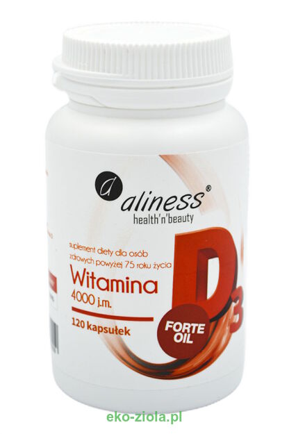 Aliness Witamina D3 Forte 4000IU Oil 120kaps