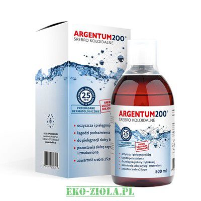 Aura Herbals Argentum200 Srebro koloidalne 25ppm 500ml