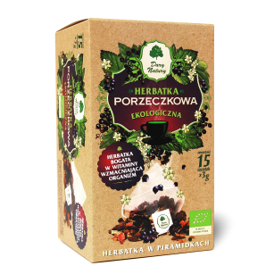 Dary Natury herbatka Porzeczkowa herbatka piramidki (50% owocu) EKO 15x3g