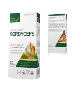 Medica Herbs Kordyceps cordyceps 600mg 60kaps