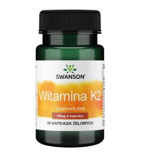 Swanson Witamina K2-MK7 100mcg 30kaps