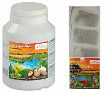 Mitra Parasine Plus 100kaps + GRATIS 3 saszetki herbaty Mitra