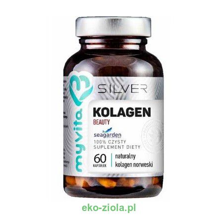 MyVita Silver Pure Kolagen Beauty 60kaps (hydrolizowany kolagen z dorsza atlantyckiego)