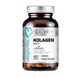 MyVita Silver Pure Kolagen Beauty 60kaps (hydrolizowany kolagen z dorsza atlantyckiego)
