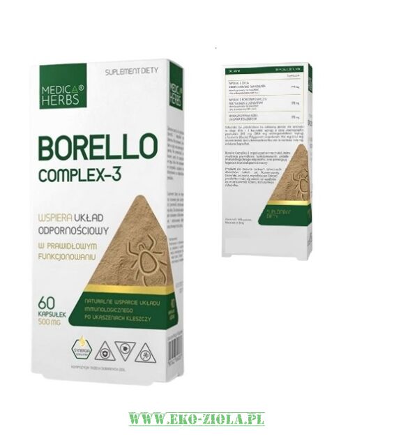 Medica Herbs Borello Complex-3 500mg 60kaps