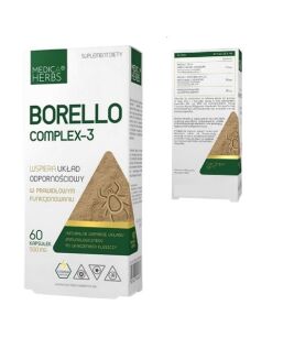 Medica Herbs Borello Complex-3 500mg 60kaps