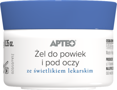 Apteo Żel do powiek i pod oczy ze świetlikiem lekarskim 10g