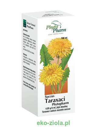 PhytoPharm Succus Taraxaci (Sok z korzenia mniszka) 100ml, Lek OTC