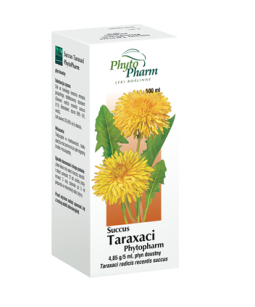 PhytoPharm Succus Taraxaci (Sok z korzenia mniszka) 100ml, Lek OTC