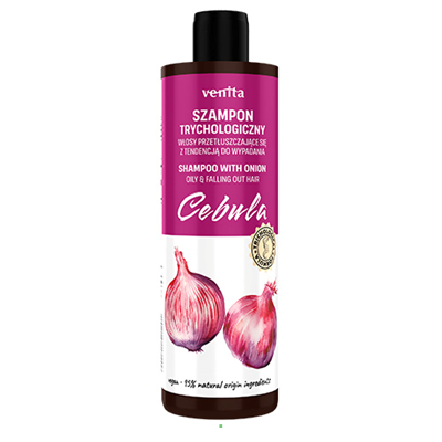 Venita Szampon Trychologiczny Cebula do włosów przetłuszczających z tendencją do wypadania 300ml