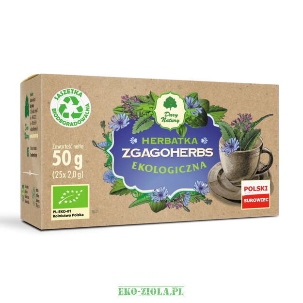 Dary Natury herbatka Zgagoherbs EKO 25x2g