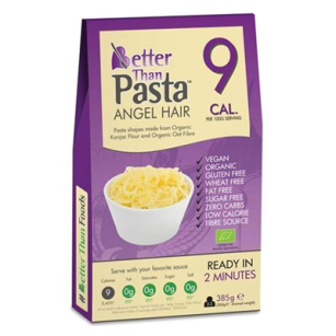 BIO Makaron Konjac Angel Hair bezglutenowy  385g, (fiol.)  BETTER THAN FOODS
