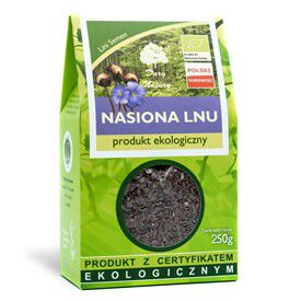 EKO Len nasiona (siemie lniane) 250g, Dary Natury