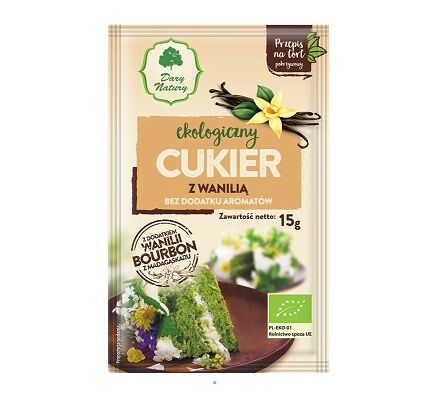 Dary Natury Cukier z wanilią EKO 15g