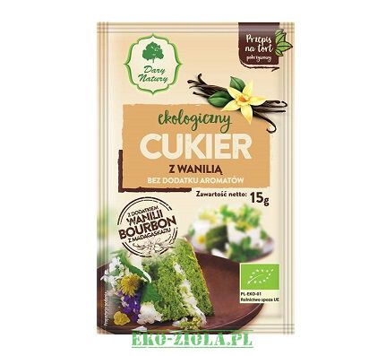 Dary Natury Cukier z wanilią EKO 15g