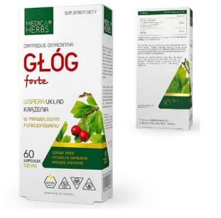 Medica Herbs Głóg forte 520mg 60kaps