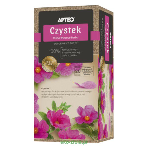 Apteo herbatka Czystek 20x1,6g