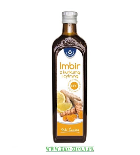 Oleofarm Sok Imbir z kurkumą i cytryną 490ml