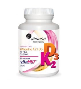 Aliness Witamina D3 + K2 2000/100 60kaps