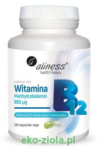 Aliness Witamina B12 900mcg 100kaps