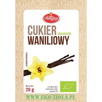 Amylon Cukier waniliowy BIO 20g