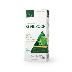 Karczoch 600mg 60kaps, Medica Herbs