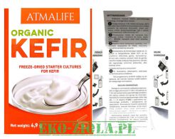 Sun&Food KEFIR organic bakterie liofilizowane do wytwarzania kefiru (wg dr Kempisty)