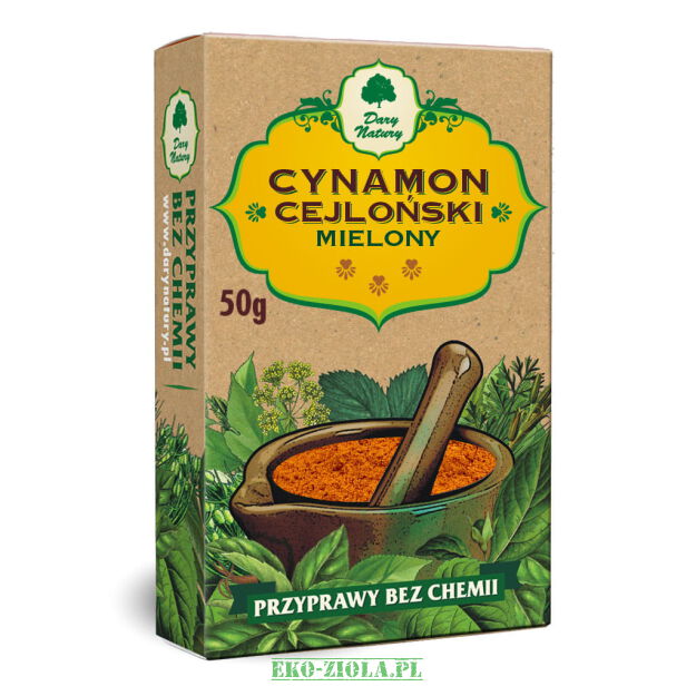 Dary Natury przyprawa Cynamon cejloński mielony 50g