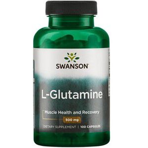 Swanson L-Glutamina 500mg 100kaps