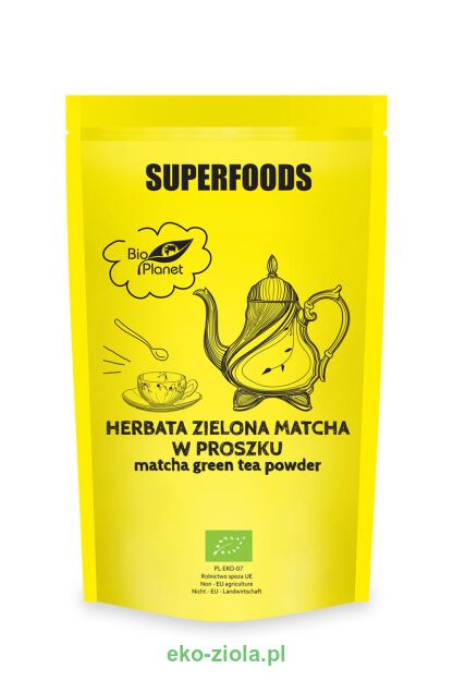 Superfoods Matcha (zielona herbata) BIO 100g