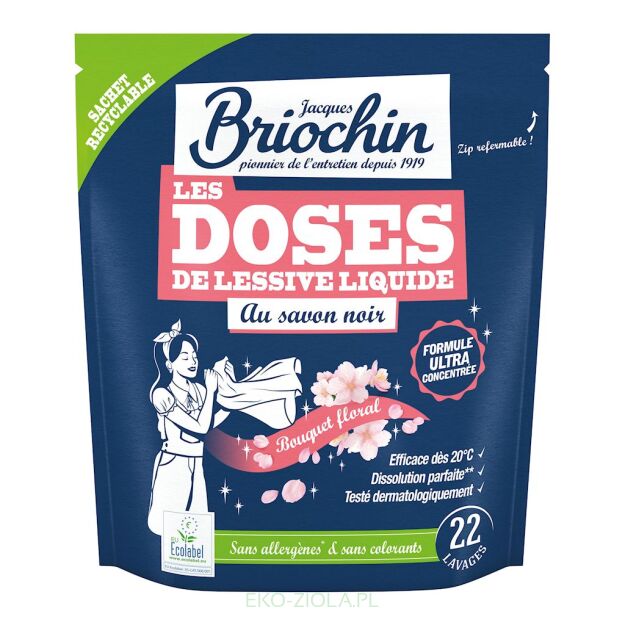 Briochin Kapsułki do prania kwiatowe na bazie szarego mydła 22szt