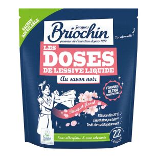 Briochin Kapsułki do prania kwiatowe na bazie szarego mydła 22szt