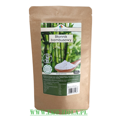 Pięć Przemian Błonnik bambusowy bezglutenowy 250g