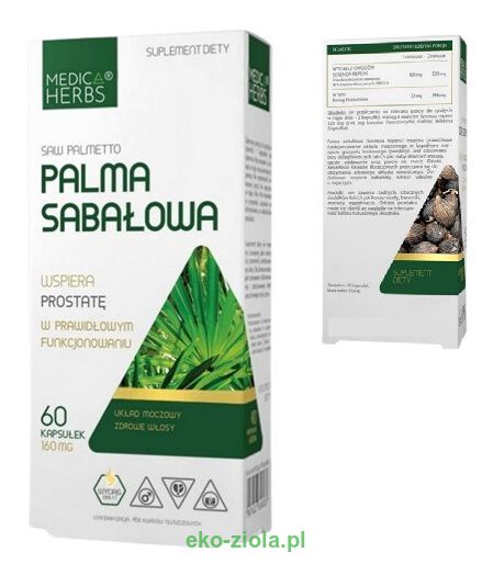 Medica Herbs Palma Sabałowa (saw palmetto) 160mg 60kaps