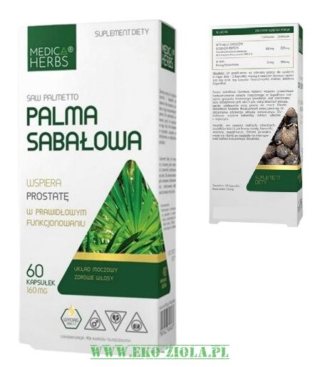 Medica Herbs Palma Sabałowa (saw palmetto) 160mg 60kaps