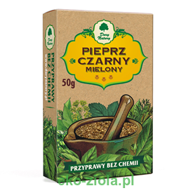 Dary Natury przyprawa Pieprz czarny mielony 50g