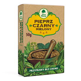 Dary Natury przyprawa Pieprz czarny mielony 50g